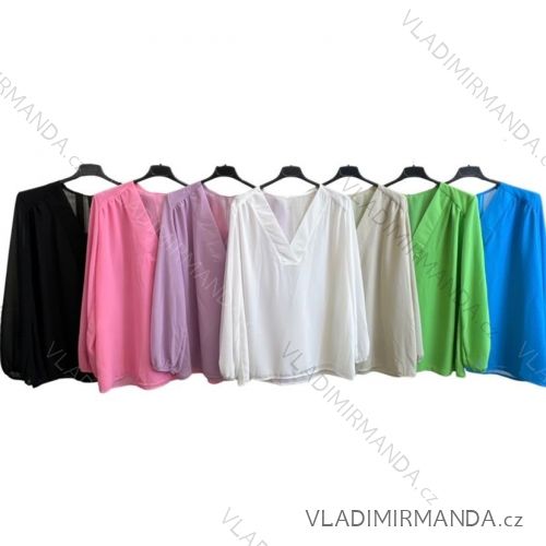 Langärmelige Tunika/Bluse für Damen (S/M Einheitsgröße) ITALIAN FASHION IMPLM2324225