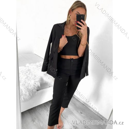 Šaty letní na ramínka dámské (S/M ONE SIZE) ITALSKÁ MÓDA IMPBB22B21841 schwarz M