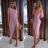 Elegantes Damenkleid mit langen Ärmeln (S/M EINHEITSGRÖSSE) ITALIAN FASHION IMPGM2316255