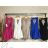 Elegantes ärmelloses Damenkleid (S/M EINHEITSGRÖSSE) ITALIAN FASHION IMPGM236234