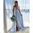 Trägerloses langes Partykleid für Damen (Einheitsgröße S/M) ITALIAN FASHION IMPBB23B22631
