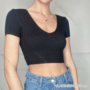 Kurzärmliges Crop-Top für Damen (Einheitsgröße S/M) ITALIAN FASHION IMPBB2322020