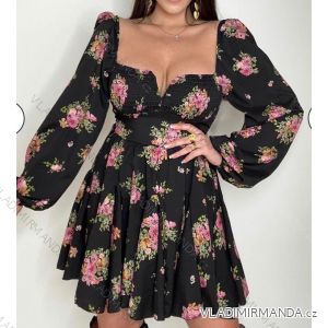 Langarmkleid für Damen (S/M EINHEITSGRÖSSE) ITALIAN FASHION IMPBB23B23404