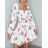 Langarmkleid für Damen (S/M EINHEITSGRÖSSE) ITALIAN FASHION IMPBB23B23404