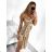 Trägerloses Partykleid für Damen (S/M EINHEITSGRÖSSE) ITALIAN FASHION IMPGM2310505