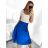 Mittellanger Satinrock für Damen (Einheitsgröße S/M) ITALIAN FASHION IMM23UN6886