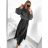 Mittellanger Satinrock für Damen (Einheitsgröße S/M) ITALIAN FASHION IMM23UN6886/DU -   růžová fuchsiová -   S / M