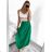 Mittellanger Satinrock für Damen (Einheitsgröße S/M) ITALIAN FASHION IMM23UN6886/DU -   růžová fuchsiová -   S / M