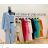Elegantes Damen-Set aus Hose, Jacke und Oberteil (S-XL) ITALIAN FASHION IMPGM233790-03 rosa S