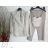Elegantes Damen-Set aus Hose, Jacke und Oberteil (S-XL) ITALIAN FASHION IMPGM233790-03 rosa S