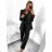 Elegantes Damen-Set aus Hose, Jacke und Oberteil (S-XL) ITALIAN FASHION IMPGM233790-05 rosa M