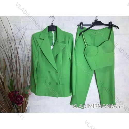 Šaty letní na ramínka dámské (S/M ONE SIZE) ITALSKÁ MÓDA IMPBB22B21841 grün S