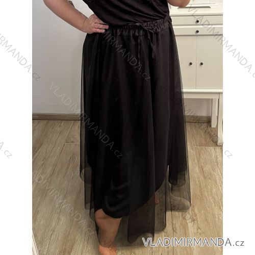 Damen Warmes Langarmkleid (L / XL ONE SIZE) ITALIAN FASHION IM421MIA XL/2XL béžová