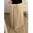 Damen Warmes Langarmkleid (L / XL ONE SIZE) ITALIAN FASHION IM421MIA XL/2XL béžová