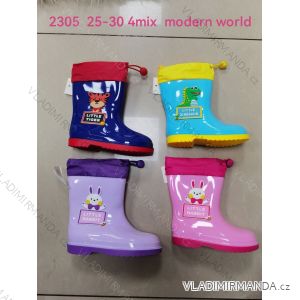 Gummistiefel für Kinder, Mädchen und Jungen (25-30) MODERN WORLD OBMW232305