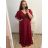 šaty plesové elegantní společenské krátký rukáv dámské nadrozměr (XL/2XL ONE SIZE) ITALSKÁ MÓDA IMM22688 2XL/3XL schwarz