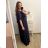 Ballkleid lang, elegant, Party, kurzärmelig, Damen (XL/2XL/3XL Einheitsgröße) ITALIAN FASHION IMM23001