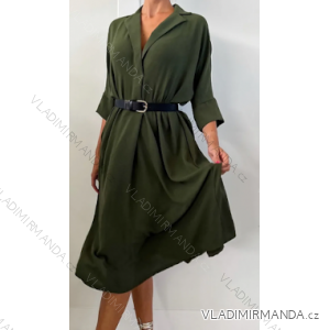 Damenkleid mit 3/4-langen Ärmeln (Einheitsgröße S/M) ITALIAN FASHION IMPDY23LS16779/12090