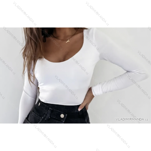 Langarm-T-Shirt für Damen (S/M EINHEITSGRÖSSE) ITALIAN FASHION IMPDY23HH9604/LS16578