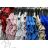 Sommerkleid mit Rüschen, kurzärmelig, Baumwolle, Damen (S/M/L Einheitsgröße) ITALIAN FASHION IMM23M20814