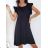 Sommerkleid mit Rüschen, kurzärmelig, Baumwolle, Damen (S/M/L Einheitsgröße) ITALIAN FASHION IMM23M20814