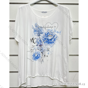 Kurzarm-T-Shirt für Damen (S/M EINHEITSGRÖSSE) ITALIAN FASHION IMPSH2315022FR