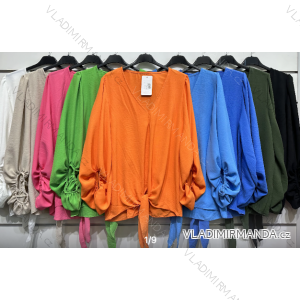 Damen-Tunika mit langen Ärmeln (Einheitsgröße S/M) ITALIAN FASHION IMPSH2322191