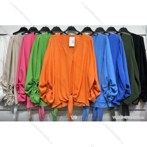 Damen-Tunika mit langen Ärmeln (Einheitsgröße S/M) ITALIAN FASHION IMPSH2322191