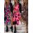 Kleid mit Knöpfen und geknöpften Damen (uni s-m) ITALIAN FASHION IM2203948