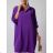 Langes Chiffon-Kurzarmkleid für Damen (S/M ONE SIZE) ITALIAN FASHION IMWGM23456