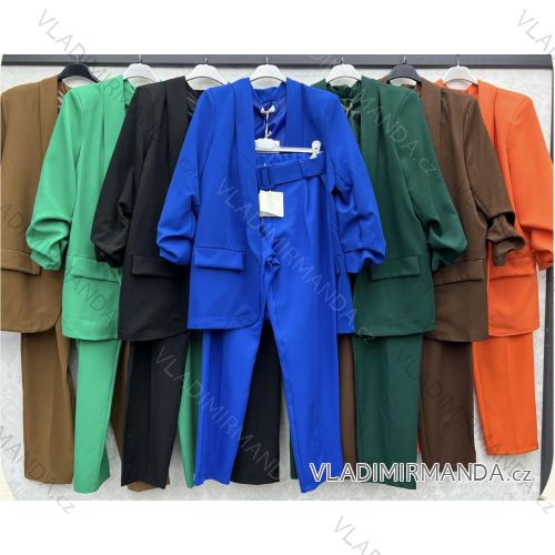 Langes Chiffon-Kurzarmkleid für Damen (S/M ONE SIZE) ITALIAN FASHION IMWGM23456
