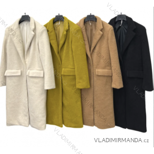 Damen-Herbst-Leder-Langarmmantel (S/M ONE SIZE) ITALIAN FASHION IMPLM2255500