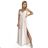 299-6 CHIARA elegantes Maxikleid mit Trägern - beige
