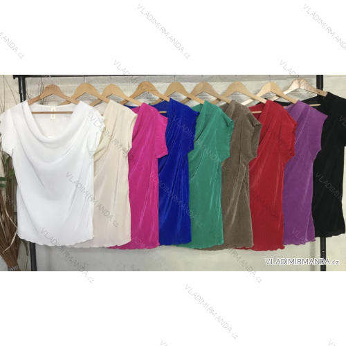 Damen-Tunika mit kurzen Ärmeln (Einheitsgröße S/M) ITALIAN FASHION IMPGM2323238