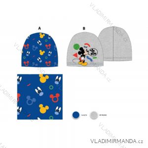 Set aus Mütze und Nackenband Mickey Mouse für Kinder Junge (52-54 cm) SETINO MIC23-1138/1139