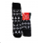 Frohe Weihnachten Herrensocken (42-46) POLISH FASHION DPP21439 Schwarz
