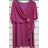 Elegantes Damen-Partykleid in Übergröße mit kurzen Ärmeln (2XL/3XL ONE SIZE) ITALIAN FASHION IMPSH2370013