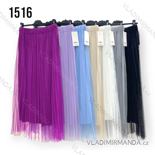 Set aus Sommertop und langem Rock für Damen (S / M ONE SIZE) ITALIAN FASHION IMPHD221431-6003