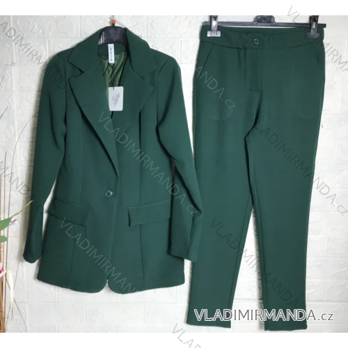 Šaty letní na ramínka dámské (S/M ONE SIZE) ITALSKÁ MÓDA IMPBB22B21841 dunkelgrün S