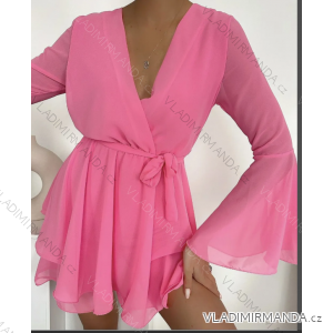 Elegantes Damenkleid mit langen Ärmeln (Einheitsgröße S/M) ITALIAN FASHION IMPBB23B22963