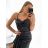 Langes elegantes Partykleid mit Trägern für Damen (S/M/L ONE SIZE) ITALIAN FASHION IMPBB23B23376