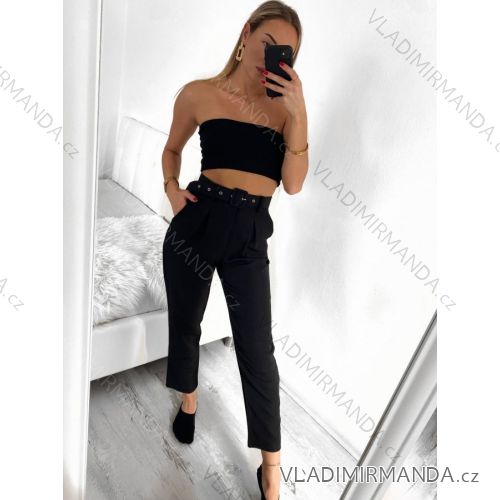 Šaty letní na ramínka dámské (S/M ONE SIZE) ITALSKÁ MÓDA IMPBB22B21841 XL schwarz