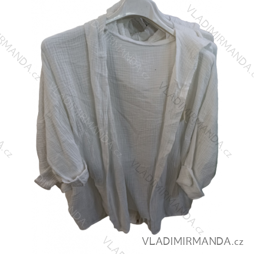 Gestrickter Rollkragenpullover für Damen mit langen Ärmeln (Einheitsgröße S/M) ITALIAN FASHION IM323001