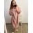 Kurzärmliges Hemdkleid für Damen (S / M ONE SIZE) ITALIAN FASHION IM422633 3xl / 4xl weiß