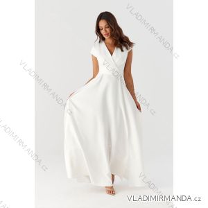 Langes Party-Kurzarmkleid für Damen (36-56) POLISH FASHION PMLMR23AFRODYTA-2
