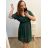 Shirt verlängert 3/4 Langarm Damen (L/XL/2XL ONE SIZE) ITALIAN FASHION IM423025 2XL/3XL Smaragd