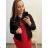 Langarmjacke Damen (S-2xl) DROMEDAR LC587L-1 4XL schwarz