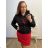 Langarmjacke Damen (S-2xl) DROMEDAR LC587L-1 4XL schwarz
