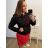 Langarmjacke Damen (S-2xl) DROMEDAR LC587L-1 4XL schwarz