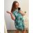 Sommer Übergroßes Kurzarm-Sommerkleid mit Streifen (UNI S / L) ITALIAN FASHION IMD2011989 4XL / 5XL rot